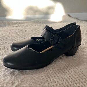 NEW Rieker Anti Stress Mary Jane Heels Class Black Leather Comfort Shoe Size 10
